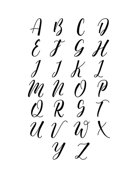 Free Printable Calligraphy Set for Beginners - Freebie Finding Mom