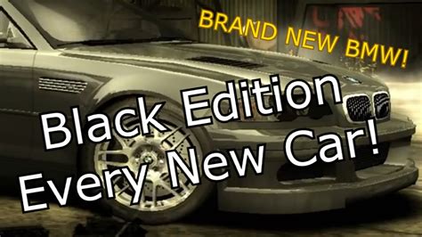 Nfs Most Wanted Black Edition Cars