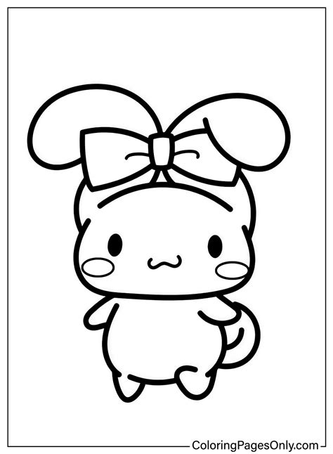 Printable Cinnamoroll Coloring Page - Free Printable Coloring Pages