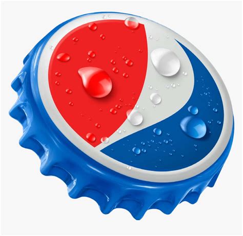 Pepsi Bottle Cap Logo, HD Png Download - kindpng