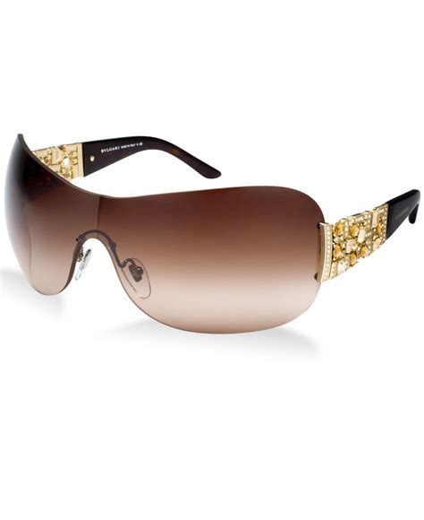 BVLGARI Sunglasses, Bv6071B in Gold/Brown (Metallic) - Lyst