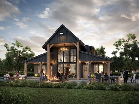 Natural Order Luxury Barndominium House Plan | Barn House Plan