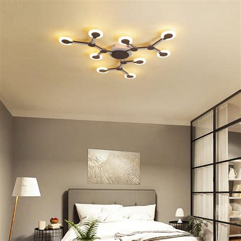 9 heads acrylic led ceiling light pendant lamp hallway bedroom dimmable fixture Sale - Banggood.com