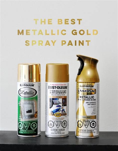 The Best Metallic Gold Spray Paint • visual heart creative studio