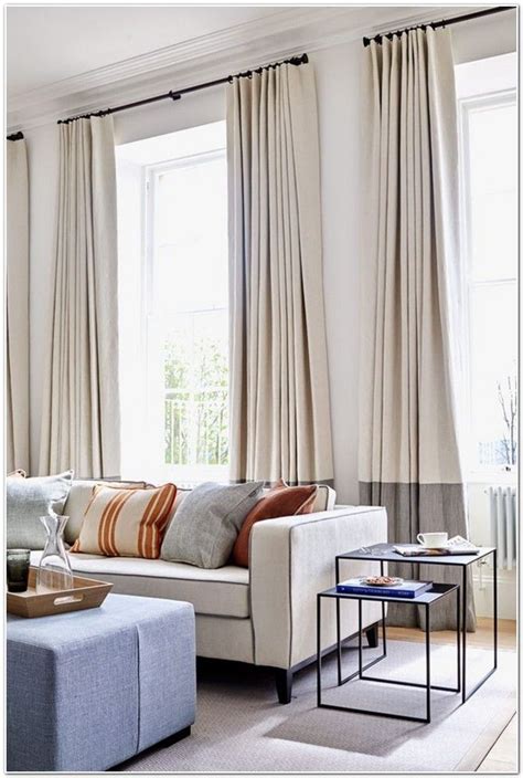 68 Living Room Curtain Ideas | Beige living rooms, Living room window decor, Beige curtains ...