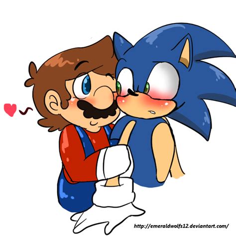 Mario loves Sonic by MariobrosYaoiFan12 on DeviantArt