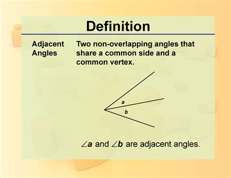 Adjacent Angles Geometry