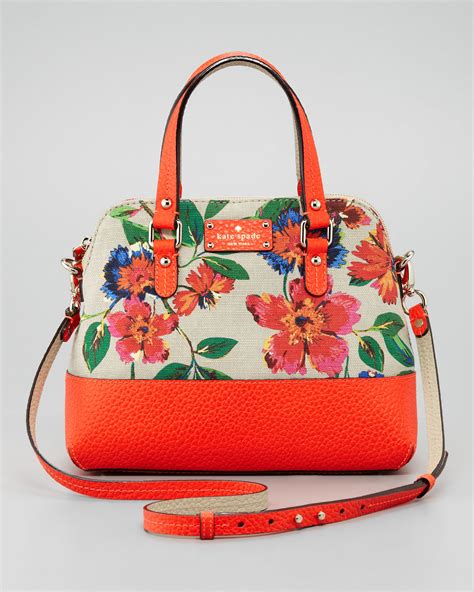 Lyst - Kate Spade Grove Court Maise Floralprint Satchel Bag