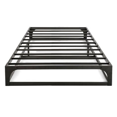 Twin size Modern Low Profile Heavy Duty Metal Platform Bed Frame | Metal platform bed, Low ...