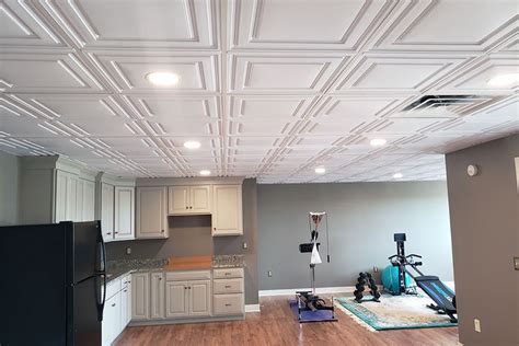 Stratford | Vinyl Ceiling Tiles | White 2x4 Ceiling Tiles