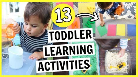 13 Toddler Activities for Learning You Can Do At Home | 1-2 year olds – starkidslearn.com