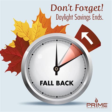 Fall Back |Daylight Saving Time Ends - Prime Adverting