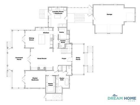 Hgtv 2020 Dream Home Floor Plan - floorplans.click