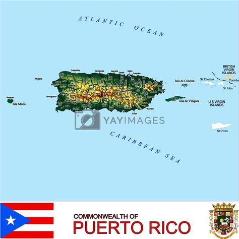 Puerto Rico Counties map by JRTBurr Vectors & Illustrations Free download - Yayimages