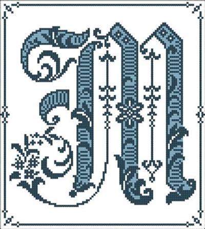 Cross Stitch Font Gothic - Cross Stitch Patterns