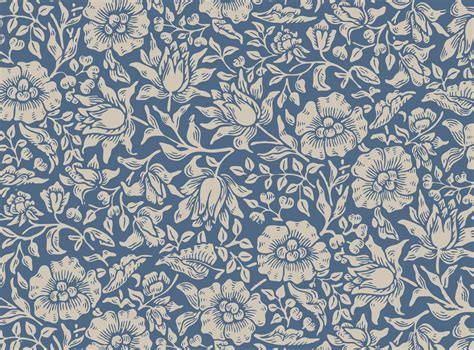 Floral Vintage Wallpaper Pattern Free Stock Photo - Public Domain Pictures