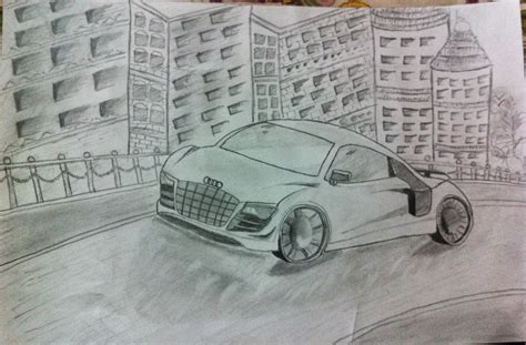 Best 3D Pencil Shading Car [audi-Car] Sketching Drawing Tricks | Bike Car Art Photos Images ...