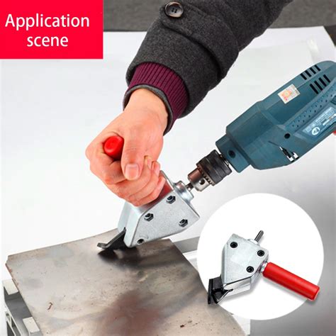 New Metal Cutting Sheet Nibbler Cutter Tool Drill Attachment Cutting Tool Nibbler Sheet Metal ...