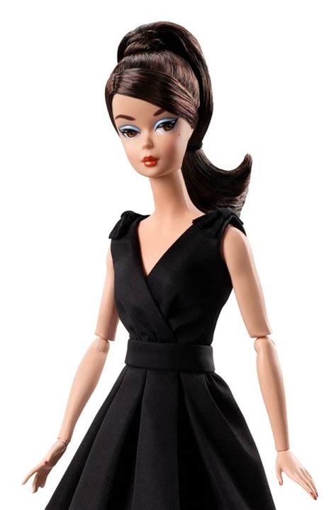 Classic Black Dress Barbie Doll Brunette - B`n Doll`s Planet