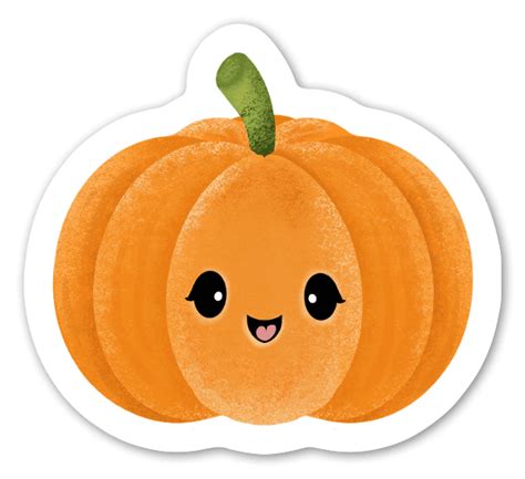 Buy Cute Halloween Pumpkin - Die cut stickers - StickerApp