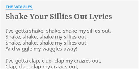 Shake your sillies out – Artofit