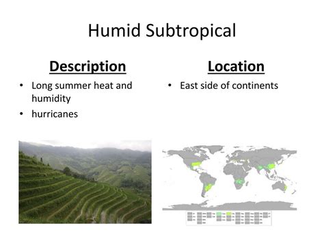 Definition Of Humid Subtropical - DEFINITION KLW