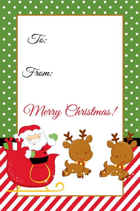 47 Free Printable Christmas Gift Tags (That You Can Edit and Personalize Instantly!) - MoneyPantry