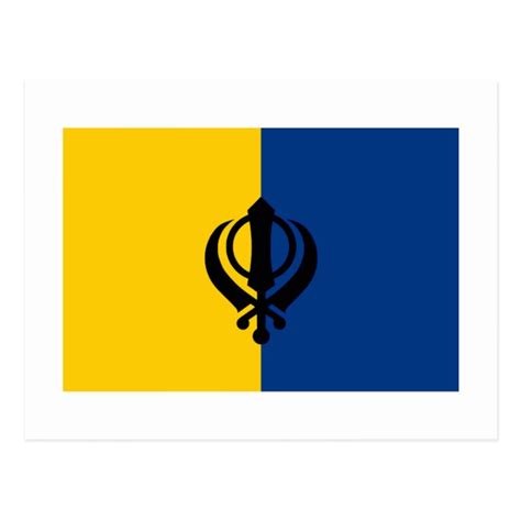 Khalistan Flag Postcard | Zazzle.com