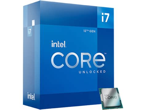 Intel Core i7-12700K - Core i7 12th Gen Alder Lake 12-Core (8P+4E) 3.6 GHz LGA 1700 125W Intel ...