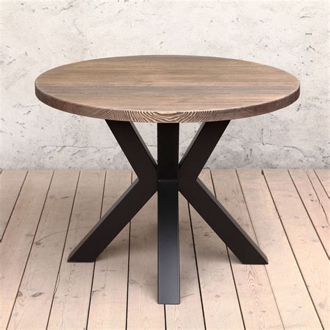 Clyde Solid Wood Round Dining Table By Cosy Wood | notonthehighstreet.com