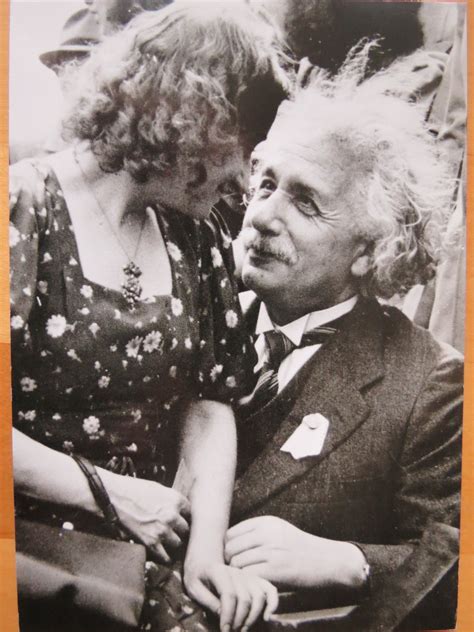 portrait - Albert Einstein with his daughter