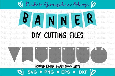 Cricut Banner Template - Printable Word Searches