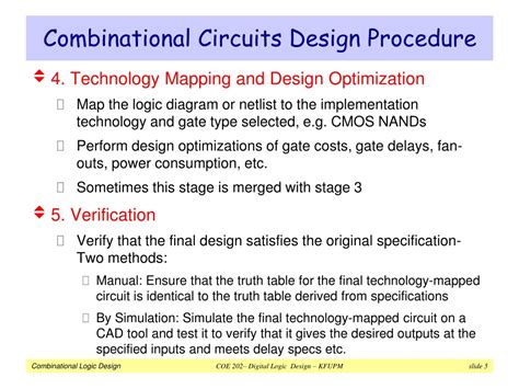 Design Procedure Of Combinational Circuit - Design Talk