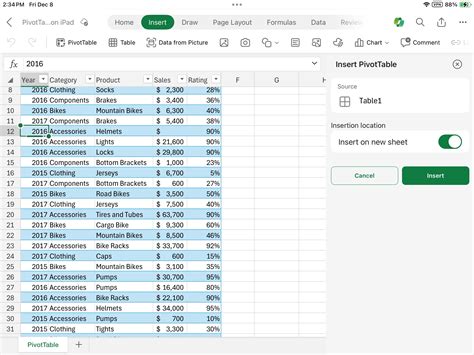 Oprette en pivottabel for at analysere regnearksdata - Microsoft Support