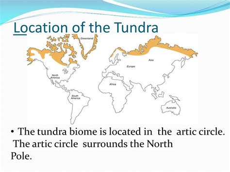 Tundra Biome Location Map