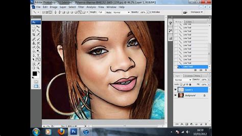 HOW TO MAKE A CARTOON OF YOURSELF ON PHOTOSHOP [PART 1] - YouTube