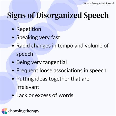 Disorganized Speech Schizophrenia