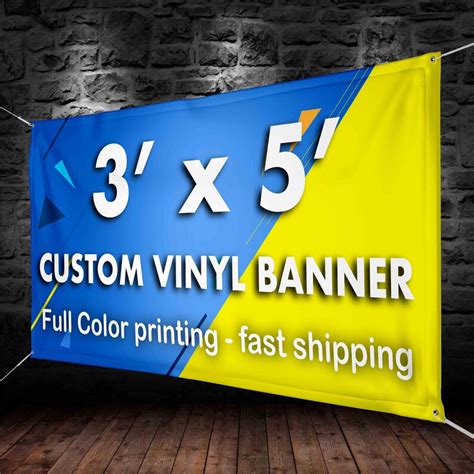 3x5' Custom Banners Vinyl Banner printing 13oz full | Etsy