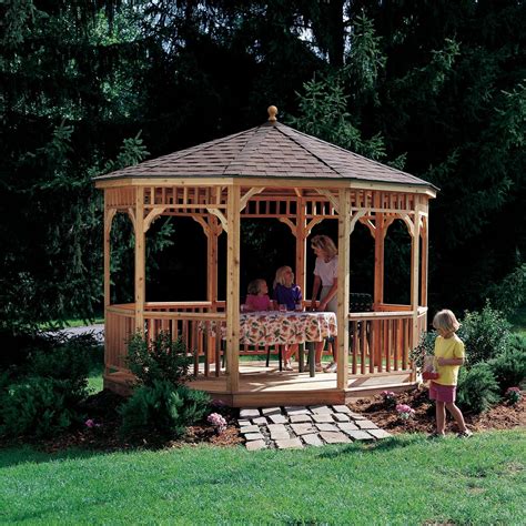 Brighton Round Gazebos | Round gazebo, Wooden gazebo, Outdoor decor backyard