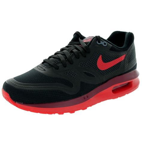 Nike Women's Air Max Lunar 1 Wr Black/Action Red/Team Red Running Shoe - Free Shipping Today ...