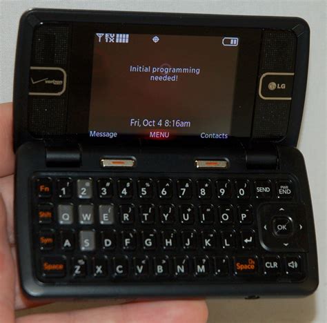 LG EnV2 Verizon Side-Flip Keyboard Cell Phone VX9100 BLACK bluetooth camera | eBay