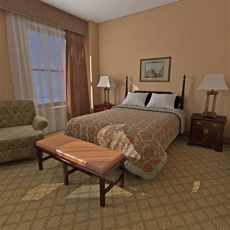 Hotel Room 3D Models download - Free3D