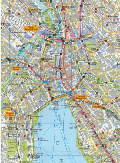 Zurich Public Transport Zones Map - Transport Informations Lane