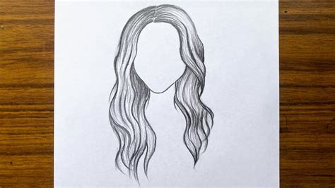 How To Draw Female Hair Step By Step