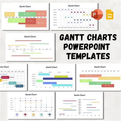 Gantt Charts Powerpoint Fully Editable Templates Gantt Charts Powerpoint Templates Presentation ...