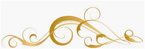 Gold Swirl Line Png PNG Image | Transparent PNG Free Download on SeekPNG