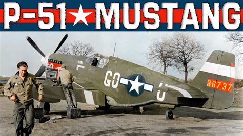 Wwii P 51 Mustang Drawing