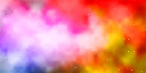 Light Multicolor vector background with small and big stars. 1865392 Vector Art at Vecteezy