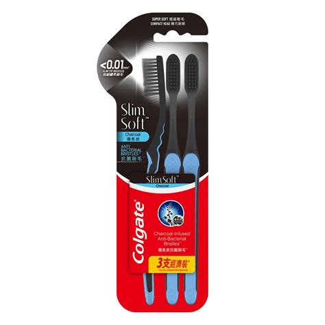 COLGATE | SLIM SOFT CHARCOAL TOOTHBRUSH | 士多 Ztore