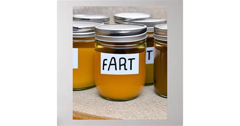 Jars of Homemade Farts Poster | Zazzle